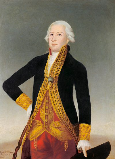 Portret Gasparda-Melchora de Jovellanos lub Gasparda Melchora Jove Llanosa (1744-1814), hiszpańskiego sędziego autorstwa Unknown artist