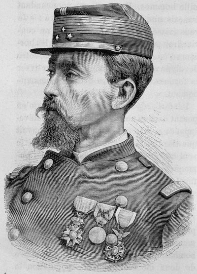 Portret generała Crémera. Grawerowanie z XIX wieku. autorstwa Unknown artist