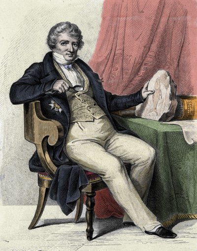Portret Georgesa Cuvier autorstwa Unknown artist