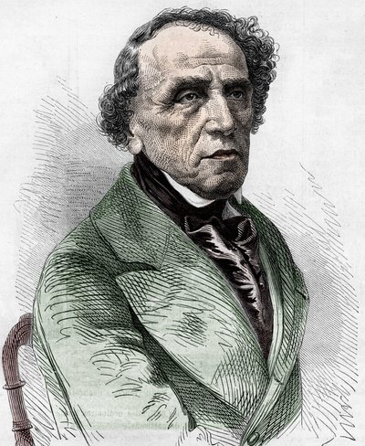 Portret Giacomo Meyerbeera (1791-1864), niemieckiego kompozytora. autorstwa Unknown artist