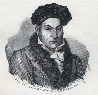 Portret Giandomenico (Gian Domenico) Romagnosi (1761-1835), włoskiego filozofa i prawnika autorstwa Unknown artist