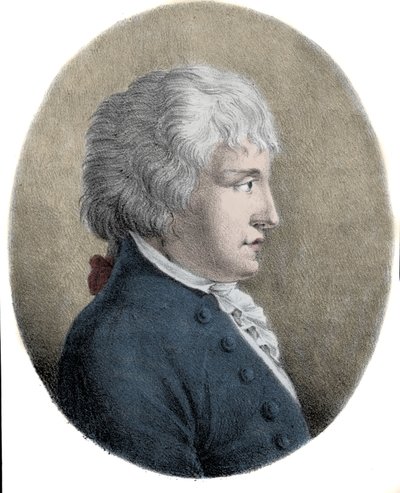 Portret Giovanniego Battisty Pergolesiego (Jean Baptiste Pergolese, Jean-Baptiste) (1710 - 1736), włoskiego kompozytora. Rycina XIX wieku. autorstwa Unknown artist