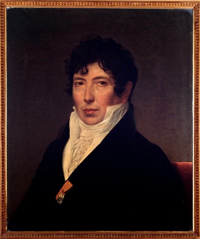 Portret Girolamo Crescentiniego (1762-1846) Włoski śpiewak kastrat (kastrat) Anonimowy obraz. 19 wiek. Miejskie Muzeum Bibliograficzne w Bolonii autorstwa Unknown artist