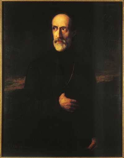 Portret Giuseppe Mazziniego (olej na płótnie) autorstwa Unknown Artist