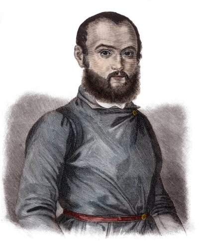 Portret Gustava von Struve (1805-1870) niemieckiego polityka, prawnika i publicysty - Gustava von Struve (1805-1870) niemieckiego prawnika, dziennikarza i polityka autorstwa Unknown artist