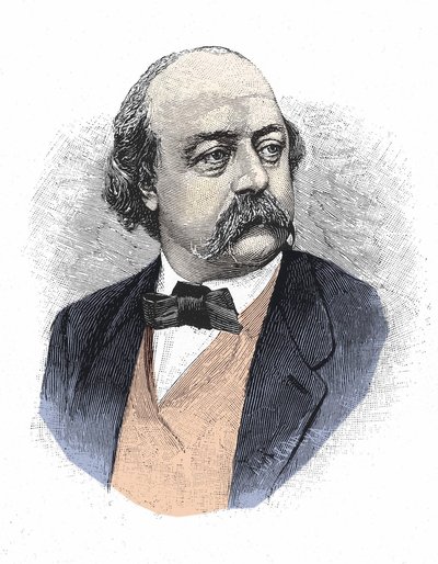 Portret Gustawa Flauberta (1821 - 1880). autorstwa Unknown artist