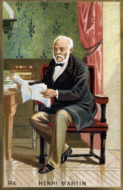 Portret Henri Martina. XIX-wieczna chromolitografia. autorstwa Unknown artist