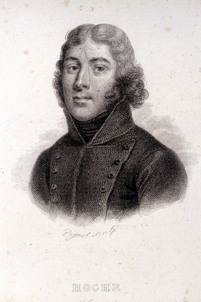 Portret Hochego, rycina z XIX wieku autorstwa Unknown artist