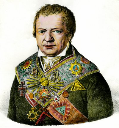 Portret pokrycia, Franc Macon. autorstwa Unknown artist