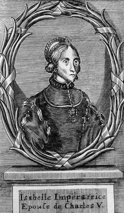 Portret Isabelle, Imperatora i żony Karola V – b.d. autorstwa Unknown artist