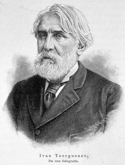 Portret Iwana Turgieniewa (1818 - 1883) autorstwa Unknown artist