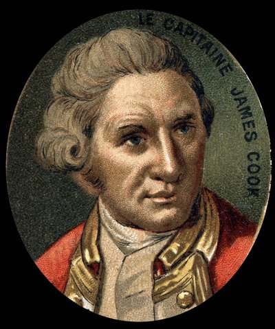 Portret Jamesa Cooka (1728-1779), brytyjskiego nawigatora. autorstwa Unknown artist