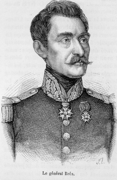 Portret Jeana Baptiste Fidele Brea, francuskiego generała (1790-1848). autorstwa Unknown artist