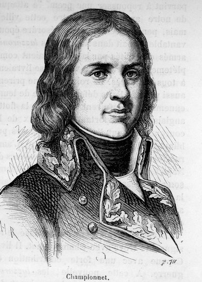 Portret Jean Etienne Championeta (1762-1800), francuskiego generała, brał udział w kampaniach rewolucji. autorstwa Unknown artist