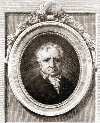 Portret Jeana Honoré Fragonarda, francuskiego malarza (1732 - 1806). autorstwa Unknown artist