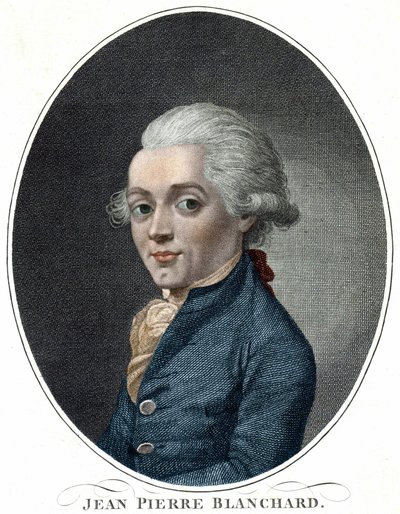 Portret Jean Pierre Blancharda (1709 - 1853), francuski aeronautyczny autorstwa Unknown artist