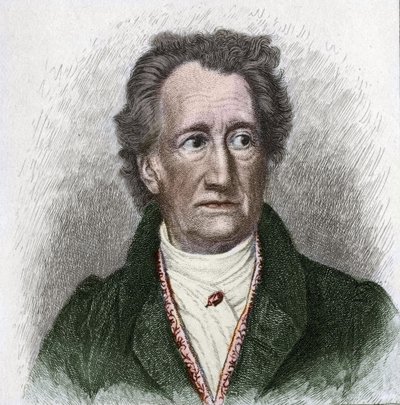 Portret Johanna Wolfganga Goethego (1749 - 1832), niemieckiego pisarza autorstwa Unknown artist