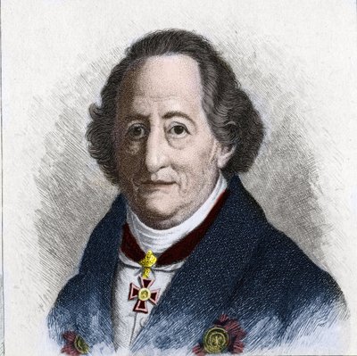 Portret Johanna Wolfganga Goethego (1749 - 1832), niemieckiego pisarza autorstwa Unknown artist