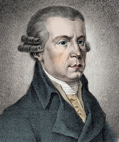 Portret Johanna Georga Albrechtsbergera (1736-1809) Austriackiego muzyka - autorstwa Unknown artist