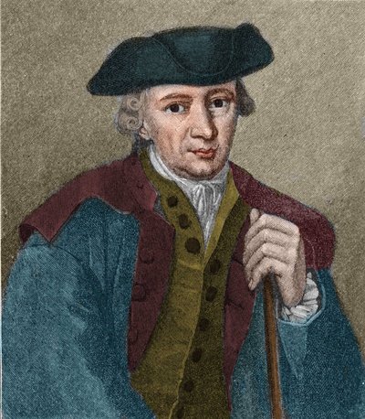 Portret Johanna Georga Hamanna (1730-1788), niemieckiego filozofa i pisarza. autorstwa Unknown artist