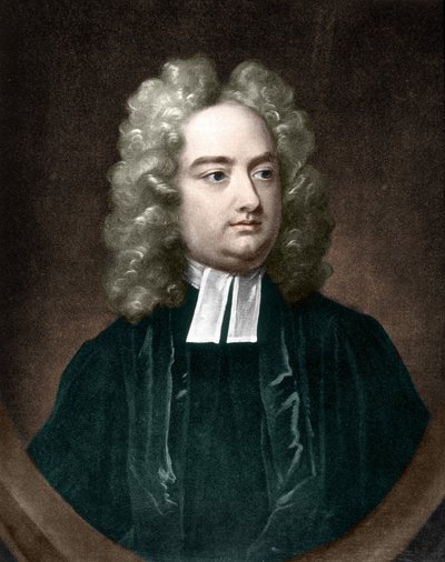 Portret Jonathana Swifta. pisarz irlandzki (1667-1745). autorstwa Unknown artist