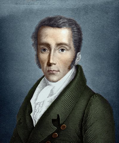 Portret Josefa Von Fraunhofera, niemieckiego fizyka autorstwa Unknown Artist