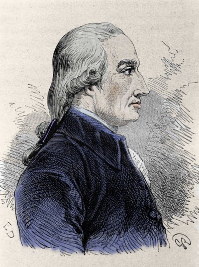Portret Josepha Blacka (1728-1799), szkockiego chemika. autorstwa Unknown artist