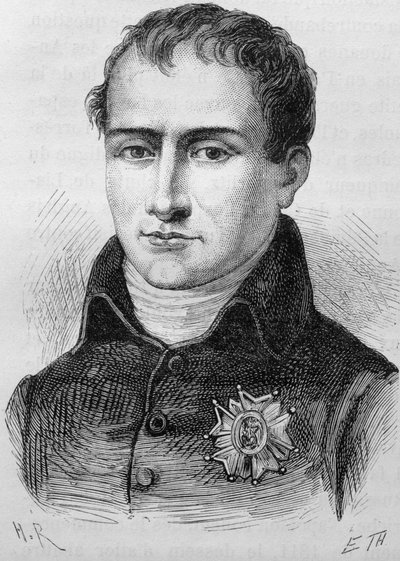 Portret Józefa Bonaparte (1768 - 1844). Rycina z końca XIX wieku w „Histoire de France” H. Martina. autorstwa Unknown artist