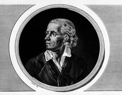 Portret Josepha Chaliera, polityka francuskiego (1747-1793), prokuratora Gminy w Lyonie. Grawer w „”Kompletny zbiór obrazów historycznych rewolucji francuskiej, w trzech tomach.””” 1804. autorstwa Unknown artist