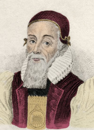 Portret Józefa Halla (1574-1656) Ewa angielska autorstwa Unknown artist