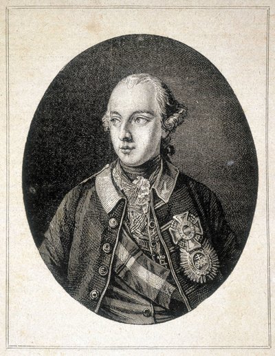Portret Józefa II, cesarza Niemiec (1741 - 1790) - w „The Contemporains””, b.d. koniec XIX wieku. autorstwa Unknown artist