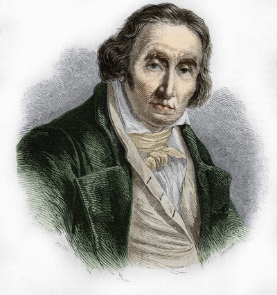 Portret Josepha Marie Jacquard (1752-1834), francuskiego mechanika, wynalazcy krosna. autorstwa Unknown artist