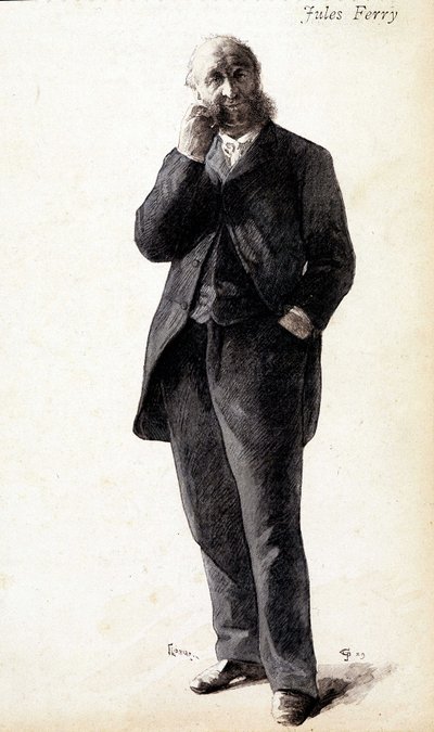 Portret Jules Ferry, ok. 1880 autorstwa Unknown artist