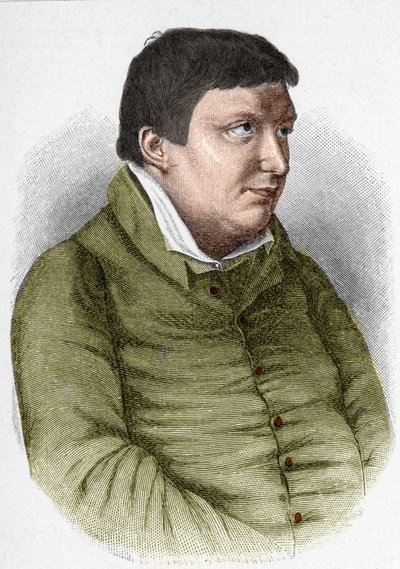 Portret Karla Wilhelma Friedricha von Schlegla (1772-1829) niemieckiego filozofa, krytyka i pisarza ruchu romantycznego autorstwa Unknown artist