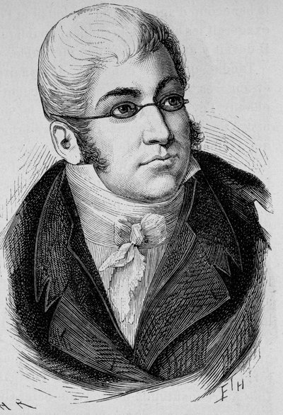 Portret La Romiguière. Rycina z końca XIX wieku w „Histoire de France” H. Martina. autorstwa Unknown artist
