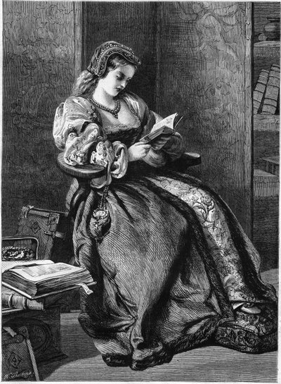 Portret Lady Jeanne Grey (Jane Gray autorstwa Unknown artist