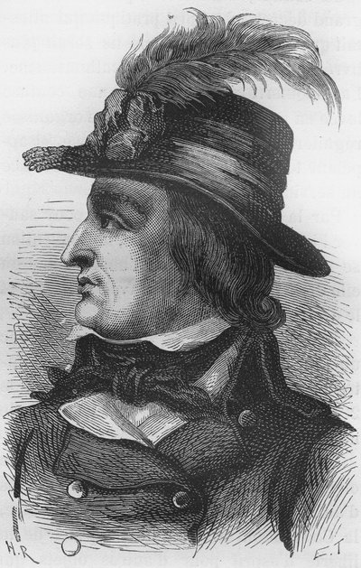 Portret Lazare Nicolas Marguerite Carnot (1753-1823), francuski polityk. autorstwa Unknown artist