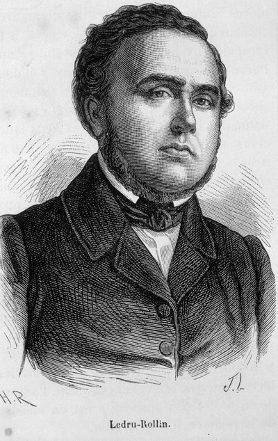 Portret Ledru Rollina (Ledru-Rollin), francuskiego polityka (1807 - 1874) autorstwa Unknown artist