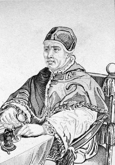 Portret Leona X (Jana Medyceuszy) (1475-1521), 215 papieża (1513-1521). autorstwa Unknown artist