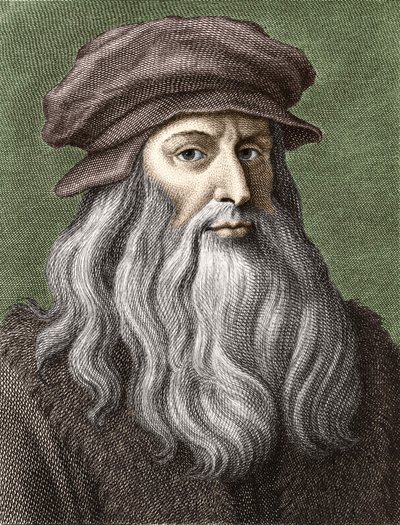 Portret Leonarda da Vinci autorstwa Unknown artist