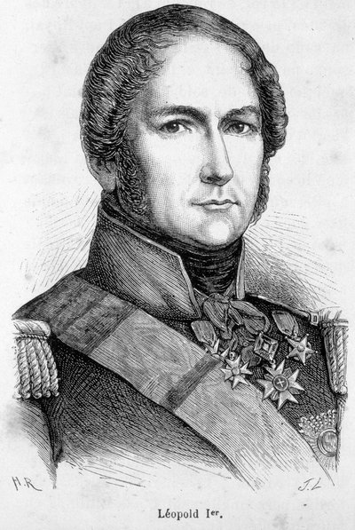 Portret Leopolda I z Saksonii Cobourg Gotha (Saksonia-Coburg-Gotha autorstwa Unknown artist