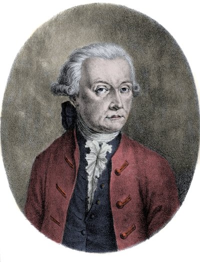 Portret Leopolda Mozarta (1719-1787), ojca Wolfganga Amadeusza Mozarta (1756-1791). autorstwa Unknown artist