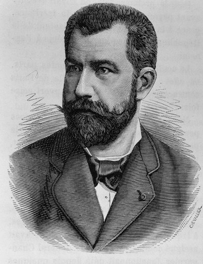 Portret Leona Renault. Rycina z końca XIX wieku w „Histoire de France” H. Martina. autorstwa Unknown artist