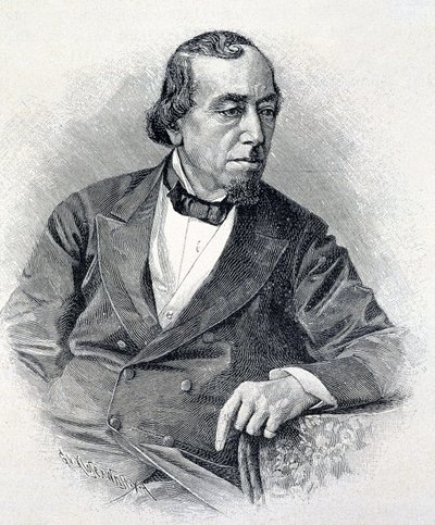 Portret lorda Beaconsfielda, Benjamina Disraeli autorstwa Unknown artist