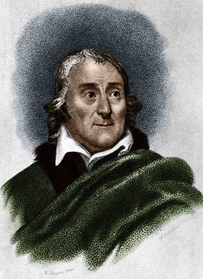 Portret Lorenzo da Ponte (1749-1838) librecisty i włoskiego pisarza pochodzenia żydowskiego. autorstwa Unknown artist