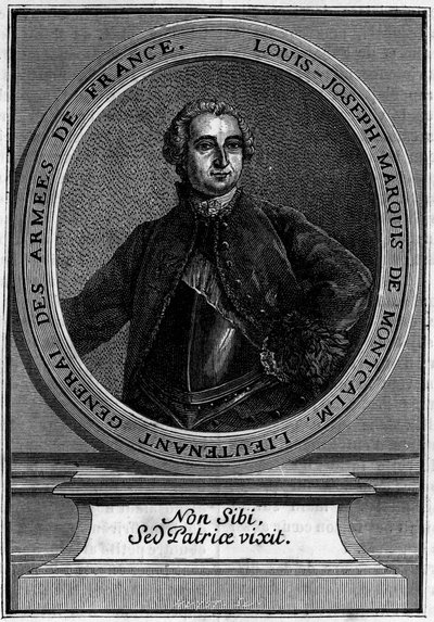 Portret Louisa Josepha markiza de Montcalm (1712-1759), generała porucznika Armii Francji, słynącego z podboju Quebecu. autorstwa Unknown artist