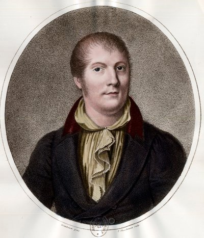 Portret Louisa Spohra (1784 - 1859), francuskiego muzyka. Rycina XIX wieku. Prywatna kolekcja. autorstwa Unknown artist