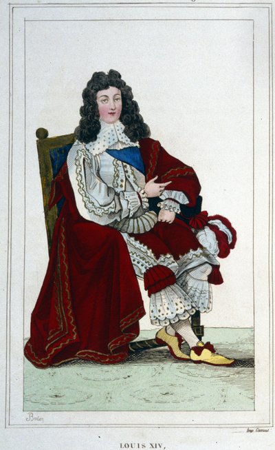 Portret Ludwika XIV (1638-1715), króla Francji. autorstwa Unknown artist