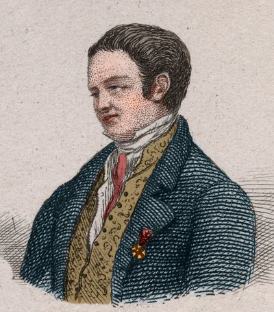 Portret Louisa de Fontanesa (1757-1821), francuskiego pisarza i polityka. autorstwa Unknown artist
