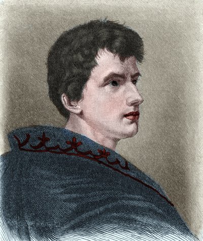 Portret Ludwiga Joachima von Arnim dit Achima von Arnim (1781-1831), niemieckiego powieściopisarza, felietonisty, dramaturga i poety romantycznego. autorstwa Unknown artist